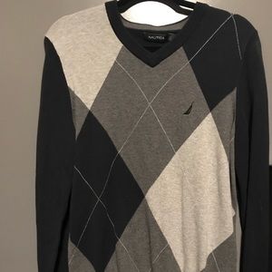 Nautica v-neck sweater size S